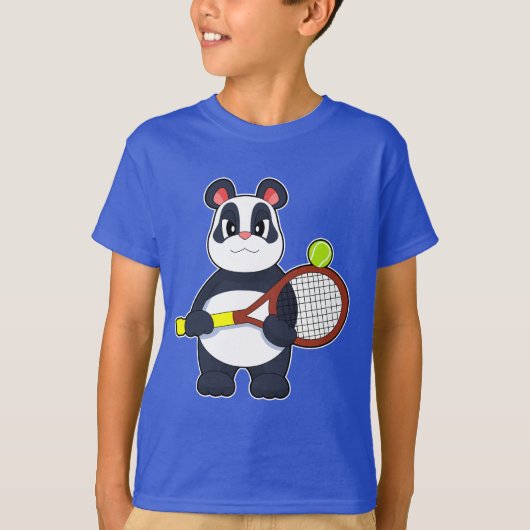 Panda Tennisbal T-shirt (Voorkant)
