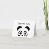 Panda thank you card bedankkaart (Voorkant)