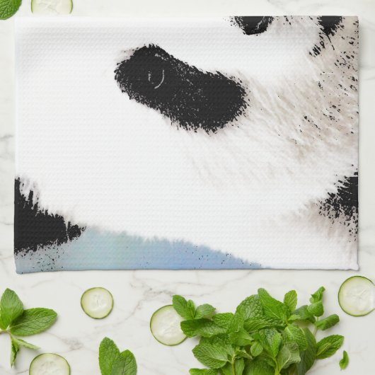 Panda Theedoek (Gevouwen)