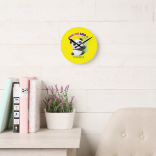 🕒 Panda Tijdlabels – Tik Tak met Knuffeligheid! � Ronde Klok