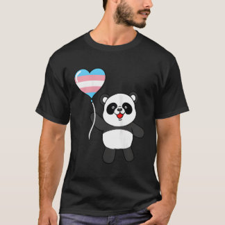 Panda Trans Pride HE-ballon T-shirt