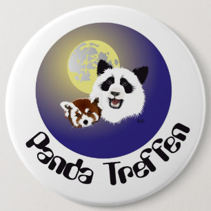 Panda Treffen Buttonnen Ronde Button 6,0 Cm
