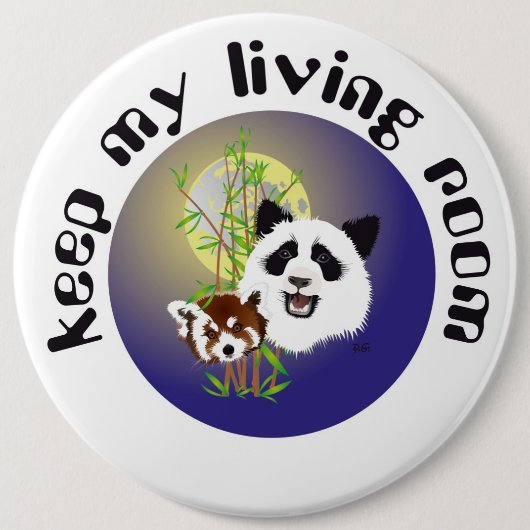 Panda Treffen Buttonnen Ronde Button 6,0 Cm (Voorkant)