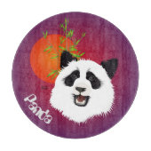 Panda Treffen Glasbrett Snijplank (Voorkant)
