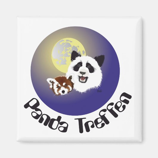 Panda Treffen Magnet (Voorkant)