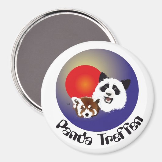 Panda Treffen Magnet (Voorkant / Achterkant)