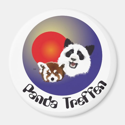 Panda Treffen Magnet (Voorkant)