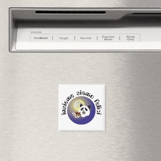 Panda Treffen Magnet (Insitu (Vaatwasser))