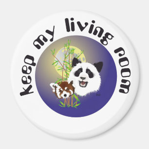 Panda Treffen Magnet