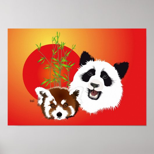 Panda Treffen Poster (Voorkant)