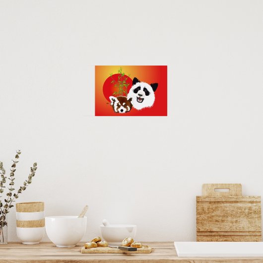Panda Treffen Poster (Keuken)