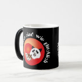 Panda Treffen  Tasse Magische Mok (Voorkant links)