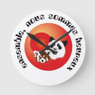 Panda Treffen Uhr Ronde Klok