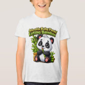 panda Tri-Blend shirt (Voorkant)