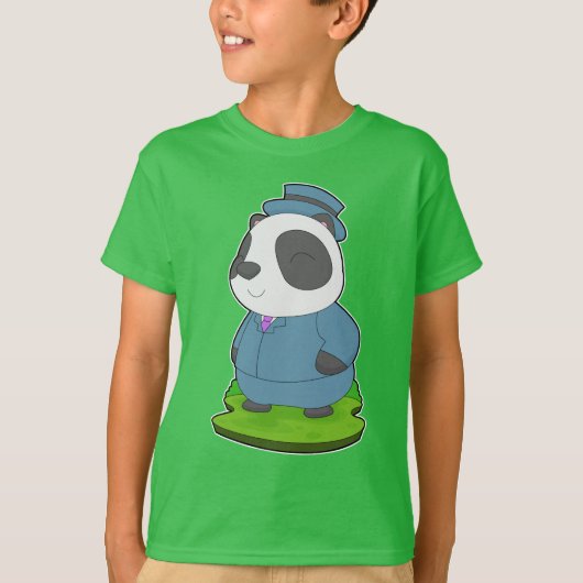 Panda Trouwpak Huwelijk T-shirt (Voorkant)