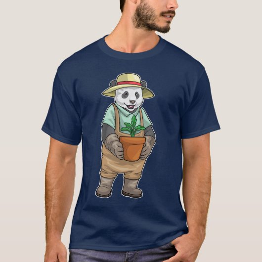 Panda Tuinier Zaailingentuin T-shirt (Voorkant)