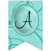 Panda Turquoise Birthday Vlaggetjes (Derde vlag)