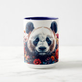 Panda Tussen Bloemen Mok (Midden)
