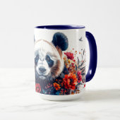 Panda Tussen Bloemen Mok (Voorkant rechts)