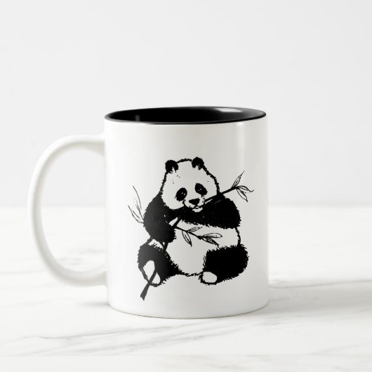 Panda Tweekleurige Koffiemok (Links)