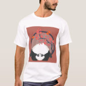 Panda under Blooming Sakura T-Shirt (Voorkant)