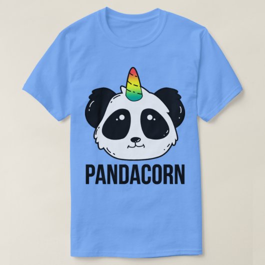 Panda Unicorn Pandacorn T-shirt (Design voorkant)