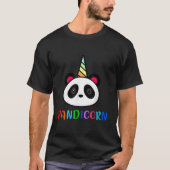 Panda Unicorn Pandicorn T-shirt (Voorkant)