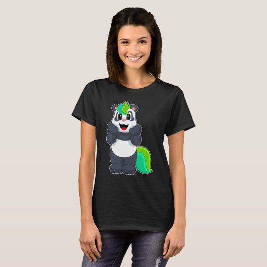 Panda Unicorn T-shirt (Voorkant volledig)