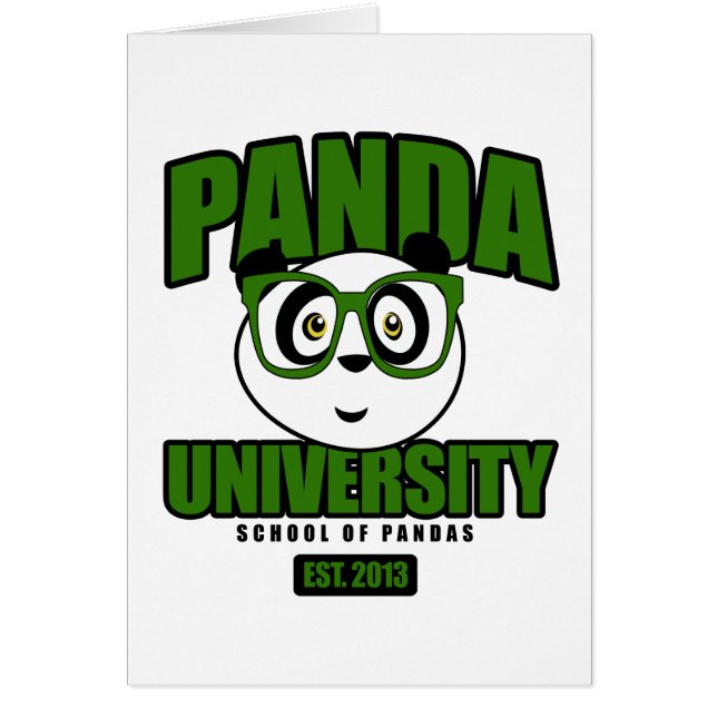 Panda University - Groen (Voorkant)
