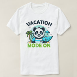 Panda Vakantie modus aan T-shirt
