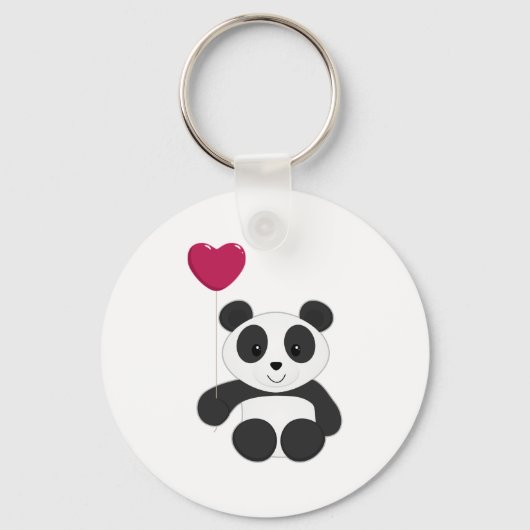 Panda Valentijn Sleutelhanger (Voorkant)