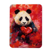 Panda Valentijnsdag Magneet (Verticaal)