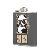 Panda van de chemie ontdekte leuk heupfles (Links)
