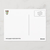 Panda van de dag van de dood briefkaart (Achterkant)