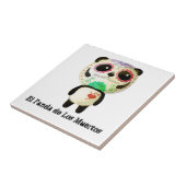 Panda van de dag van de dood tegeltje (Zijkant)