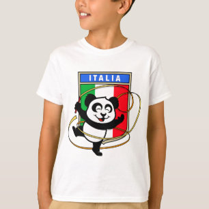 Panda van de Gymnastiek van Italië de Ritmische T-shirt