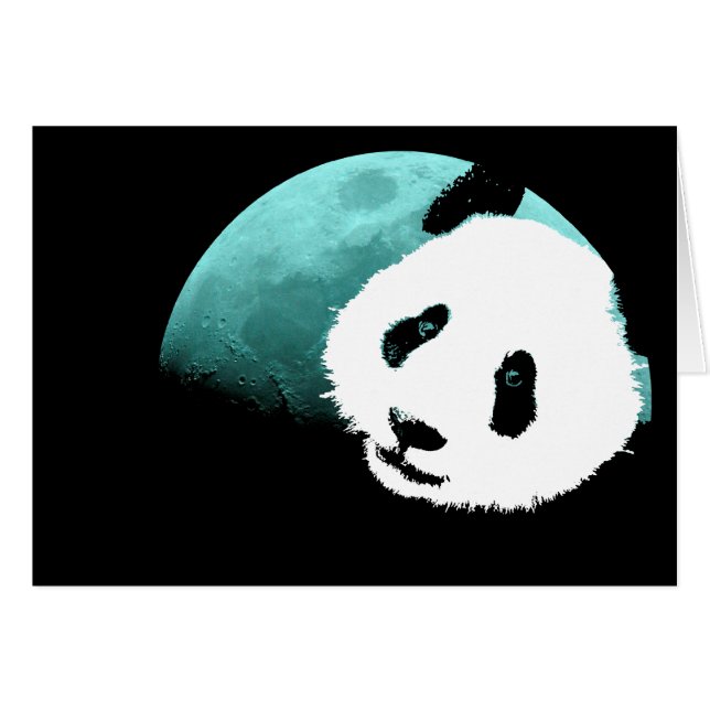 panda van de maan. (Voorkant Horizontaal)