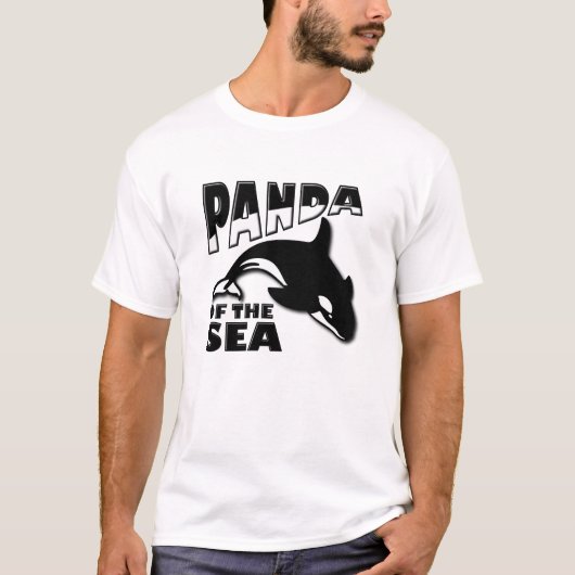 Panda van het Zee Funny Tshirt (Voorkant)