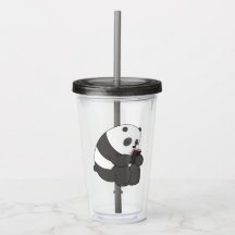 Panda van We Bare Bears Tumbler Ontwerp