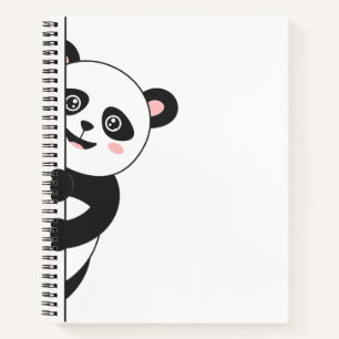 Panda verbergen notitieboek