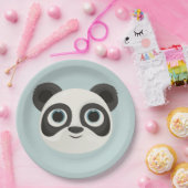 Panda Verjaardag Kinder kamer Wall Art Paper Borde Papieren Bordje (Feest)