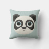 Panda-verjaardag Kinderen Kunst Kussen (Achterkant)