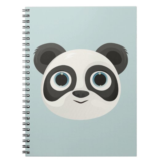 Panda-verjaardag Kinderen Kunst Notitieboek (Voorkant)