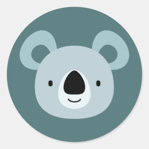 Panda-verjaardag Kinderen Kunst Ronde Sticker