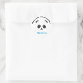 Panda Verjaardag Ronde Sticker (Tas)