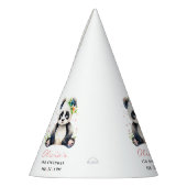 Panda Verjaardag Uitnodiging, Panda Girl Verjaarda Feesthoedjes (Links)