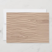 Panda verjaardagsfeest thema uitnodiging (Achterkant)