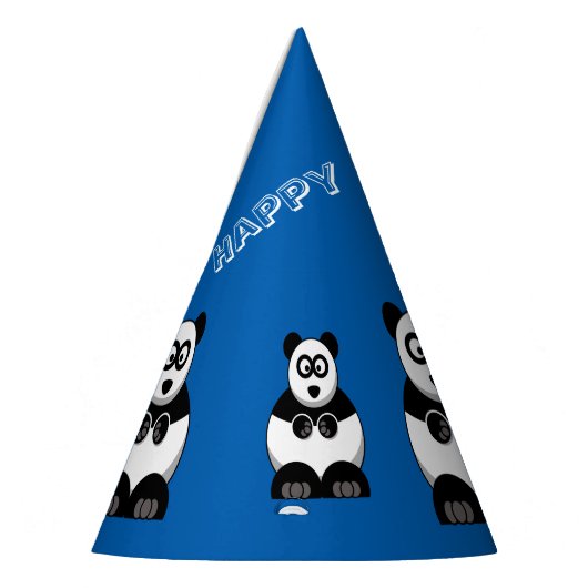 Panda Verjaardagsfeestje Pet Feesthoedjes (Links)