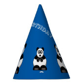 Panda Verjaardagsfeestje Pet Feesthoedjes (Rechts)