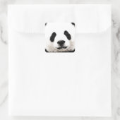 Panda Vierkante Sticker (Tas)